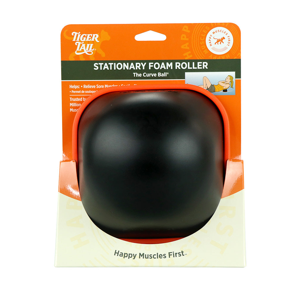 The Curve Ball® Stationary Foam Roller for Bigger Muscle Groups
