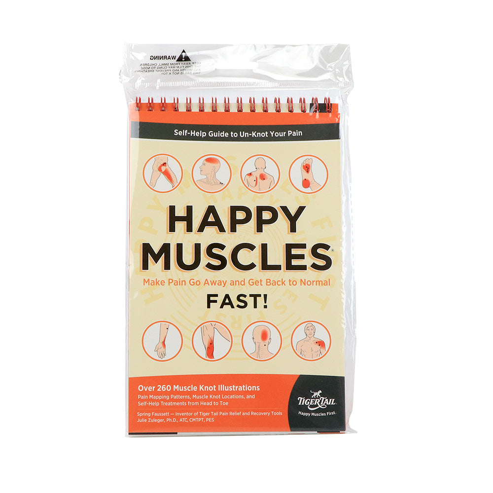 Happy Muscles® Self-Help Guide Book with Pain-Mapping Illustrations