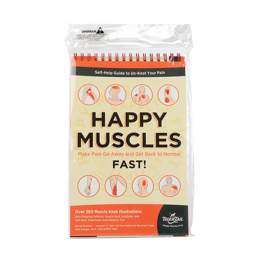 Happy Muscles® Self-Help Guide Book with Pain-Mapping Illustrations
