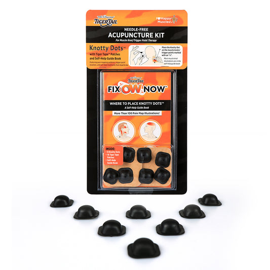 Knotty Dots™ with Tiger Tape™ Patches Needle-Free Acupuncture Kit