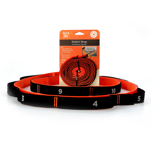 Stretchy Tiger™ 80″ Yoga Stretch Strap for Stretching and Strengthening