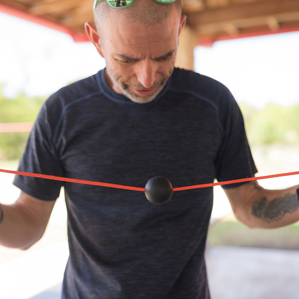 Tiger Ball® 1.7 Massage-on-a-Rope® for Foot and Smaller Muscles